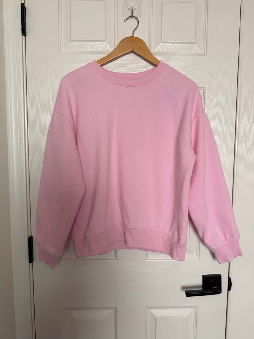 Lands' End Pastel Pink Crewneck Sweater